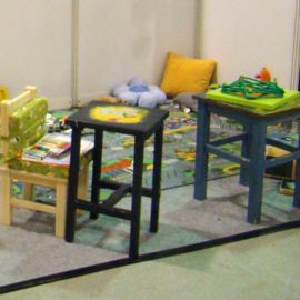 Spielzeugecke für die Kleinsten auf einer Veranstaltung